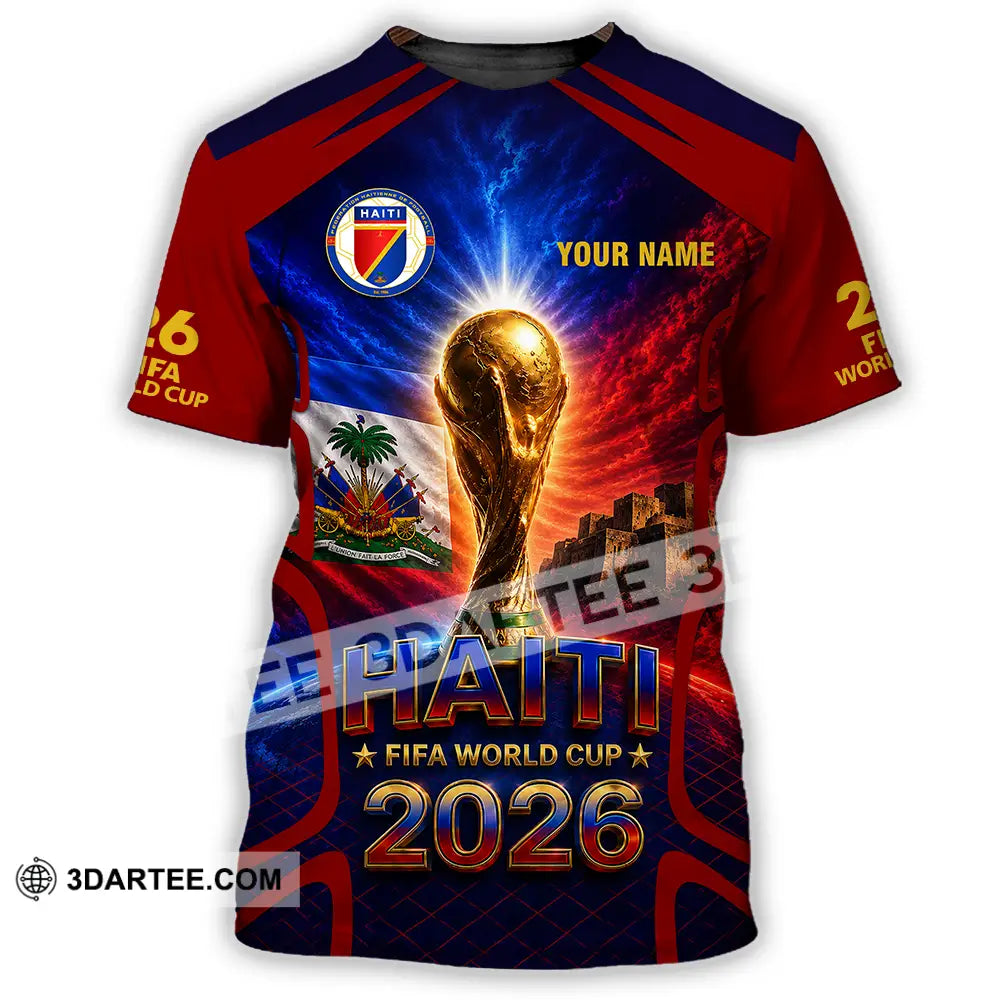 Unisex Shirt - Custom Haiti World Cup 2026 Shirt - T-Shirt / S - T-shirt