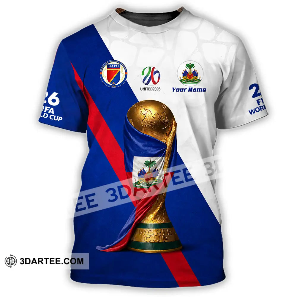 Unisex Shirt - Custom Haiti World Cup 2026 Shirt - T-Shirt / S - T-shirt