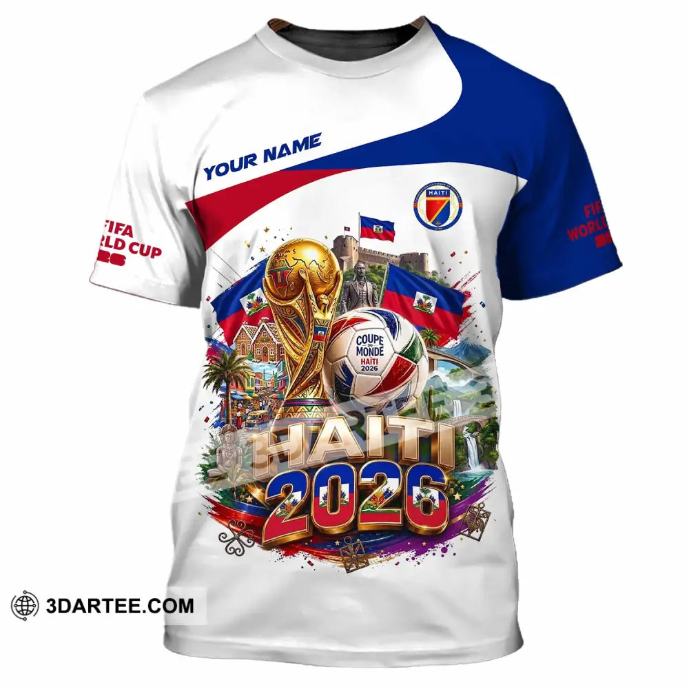 Unisex Shirt - Custom Haiti World Cup 2026 Shirt - T-Shirt / S - T-shirt