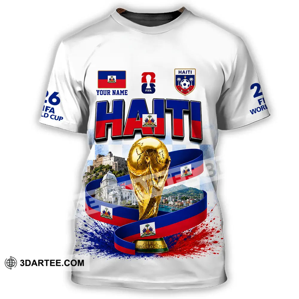 Unisex Shirt - Custom Haiti World Cup 2026 Shirt - T-Shirt / S - T-shirt