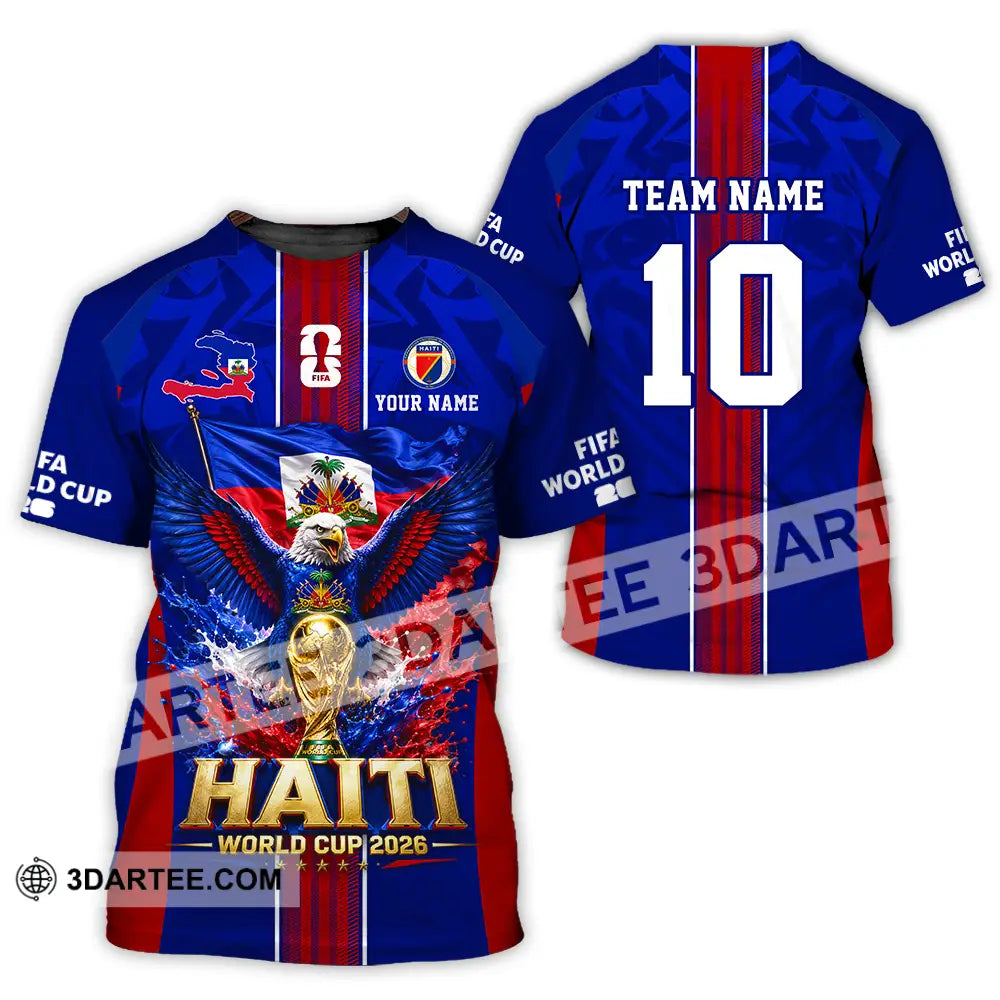 Unisex Shirt - Custom Haiti World Cup 2026 Shirt - T-Shirt / S - T-shirt