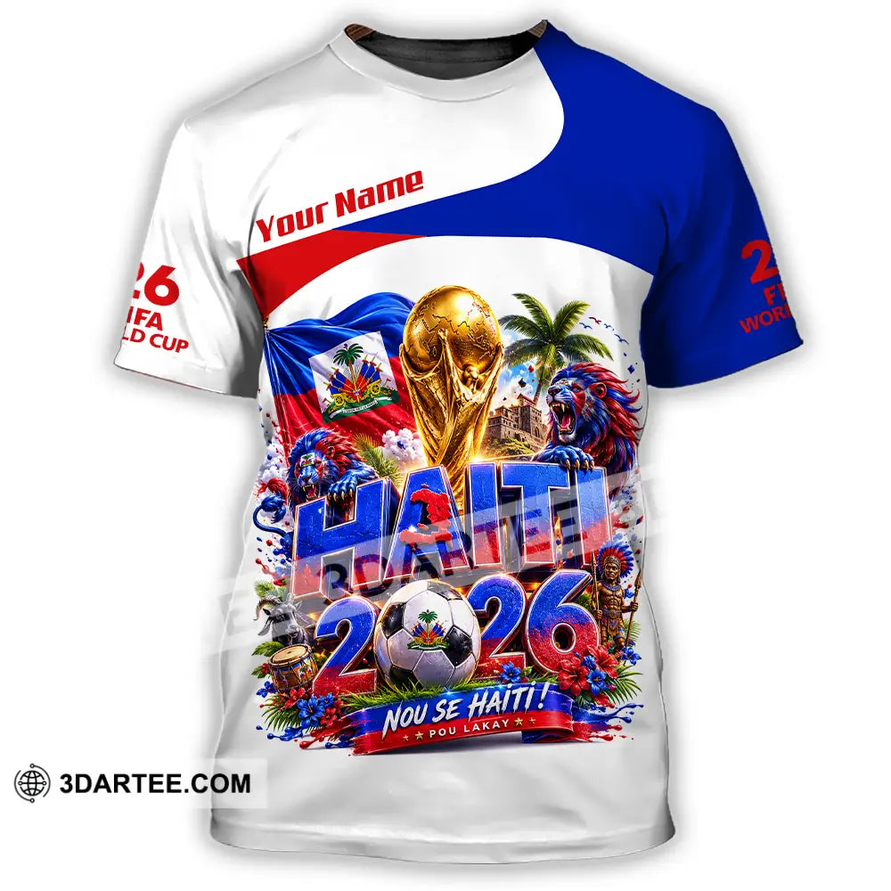 Unisex Shirt - Custom Haiti World Cup 2026 Shirt - T-Shirt / S - T-shirt