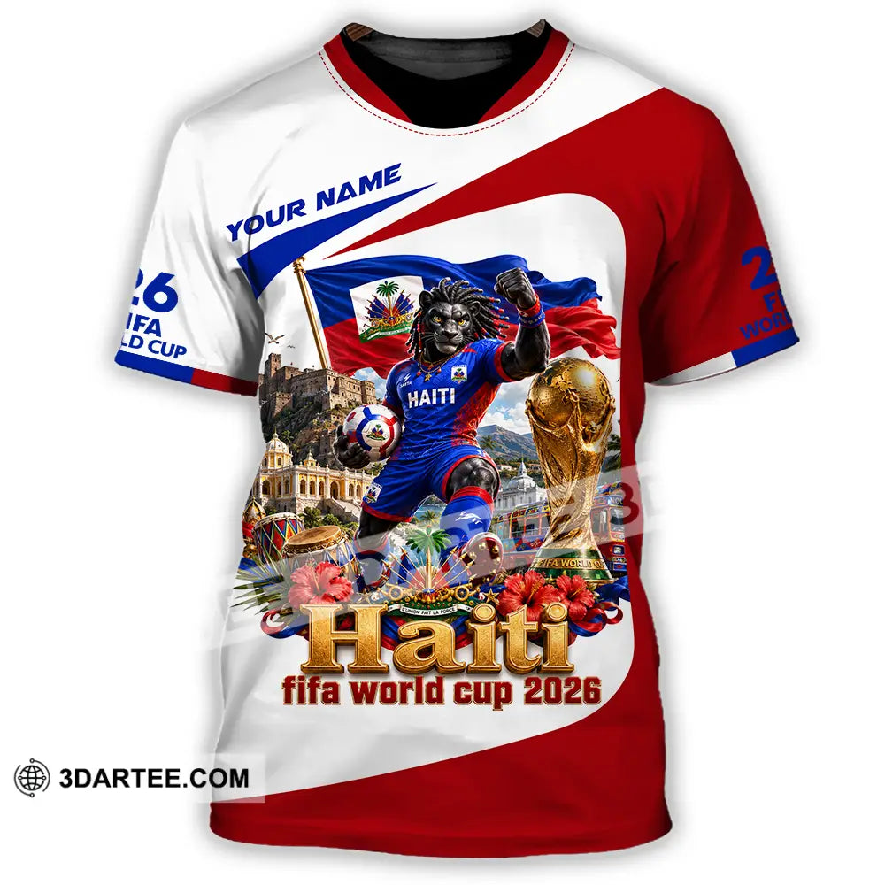 Unisex Shirt - Custom Haiti World Cup 2026 Shirt - T-Shirt / S - T-shirt