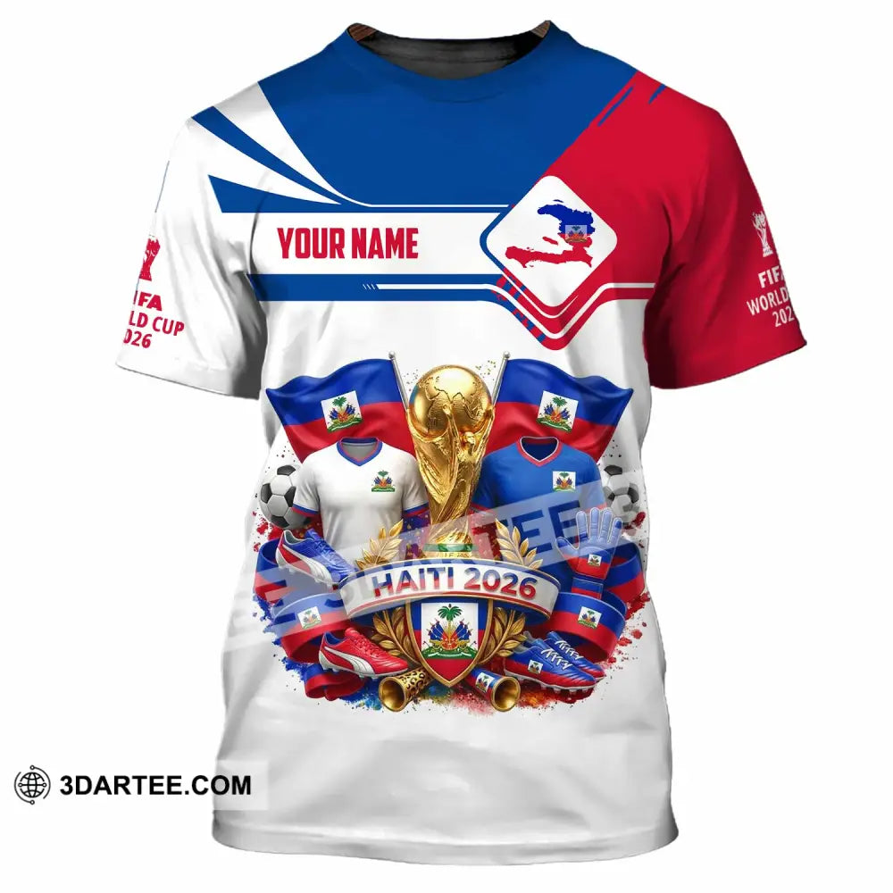 Unisex Shirt - Custom Haiti World Cup 2026 Shirt - T-Shirt / S - T-shirt