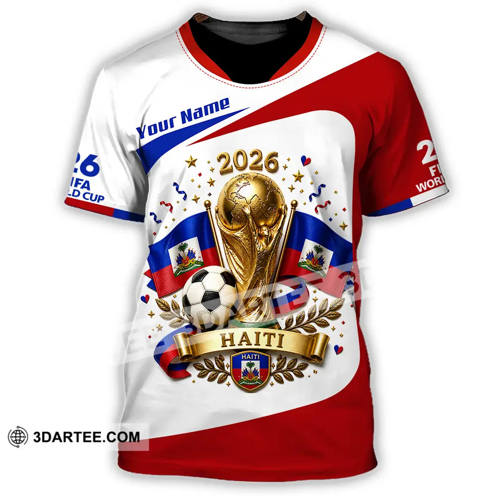 Unisex Shirt - Custom Haiti World Cup 2026 Shirt - T-Shirt / S - T-shirt
