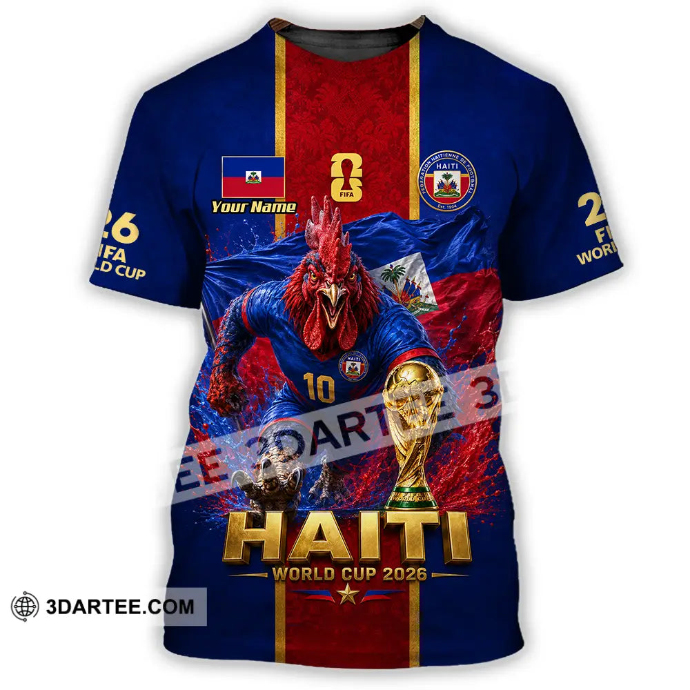 Unisex Shirt - Custom Haiti World Cup 2026 Shirt - T-Shirt / S - T-shirt