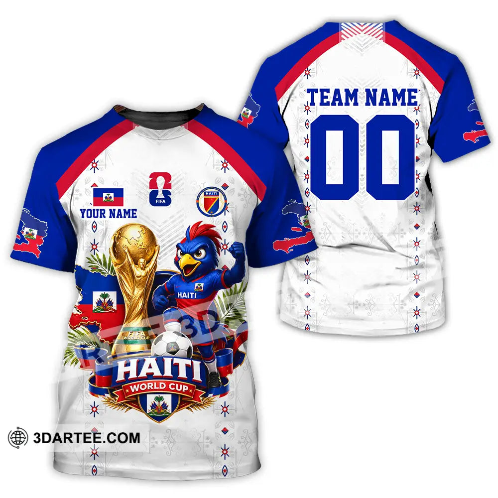 Unisex Shirt - Custom Haiti World Cup 2026 Shirt - T-Shirt / S - T-shirt