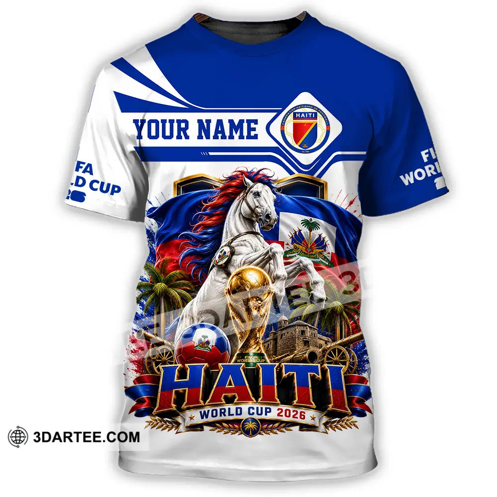 Unisex Shirt - Custom Haiti World Cup 2026 Shirt - T-Shirt / S - T-shirt