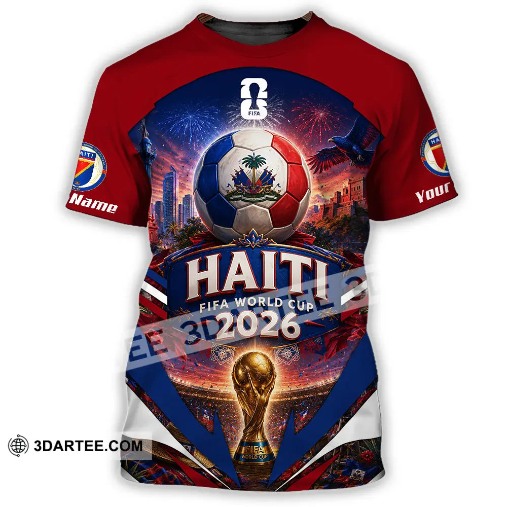 Unisex Shirt - Custom Haiti World Cup 2026 Shirt - T-Shirt / S - T-shirt