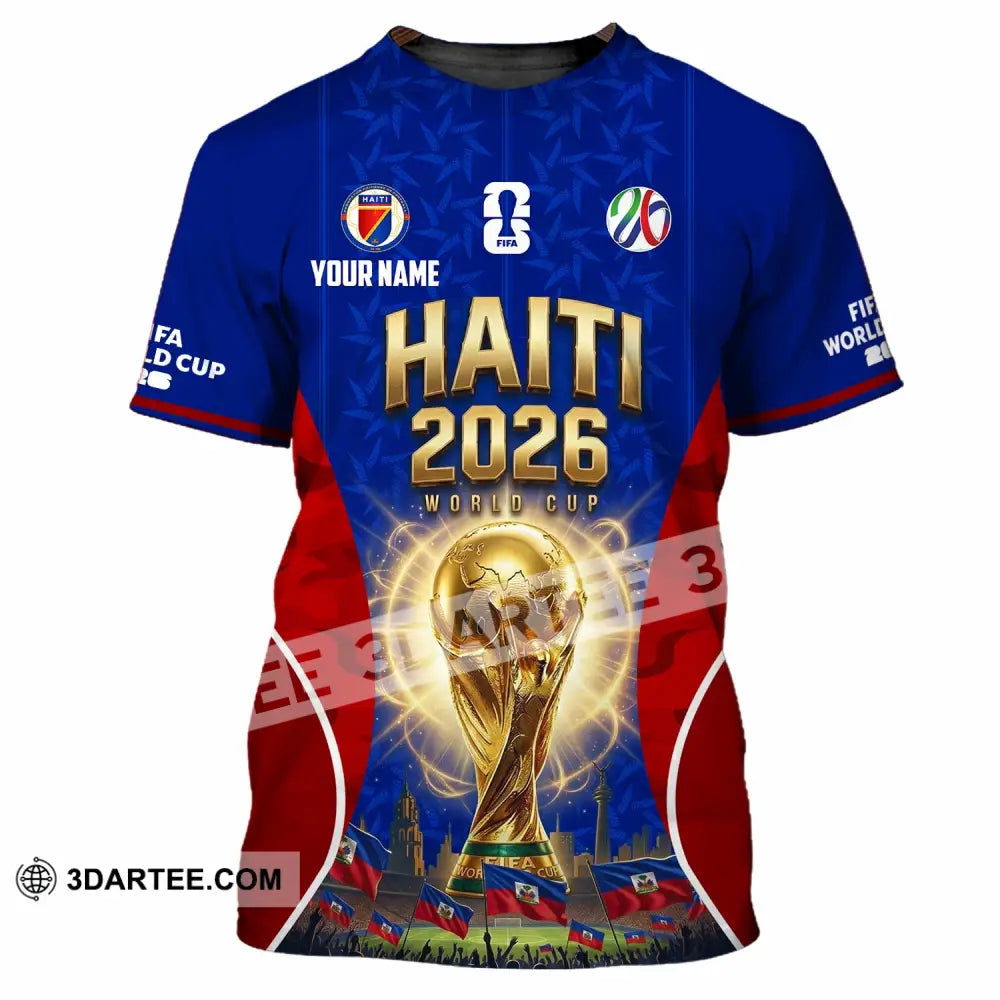 Unisex Shirt - Custom Haiti World Cup 2026 Shirt - T-Shirt / S - T-shirt