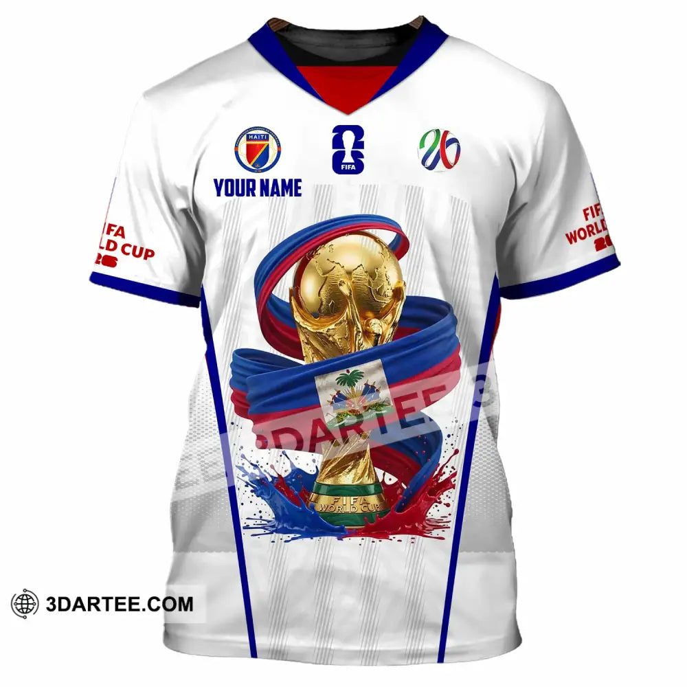 Unisex Shirt - Custom Haiti World Cup 2026 Shirt - T-Shirt / S - T-shirt