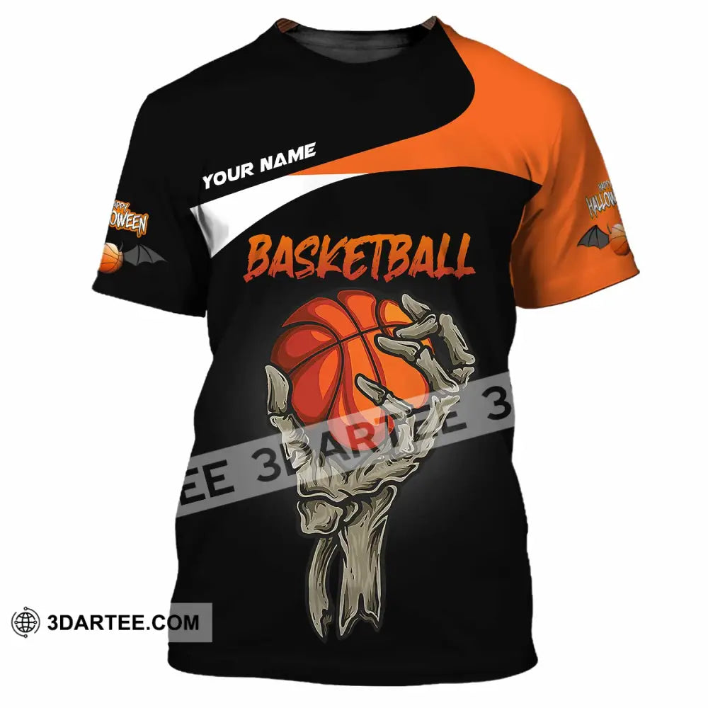 Unisex Shirt Custom Halloween Basketball Sport Shirt T Shirt / S T shirt