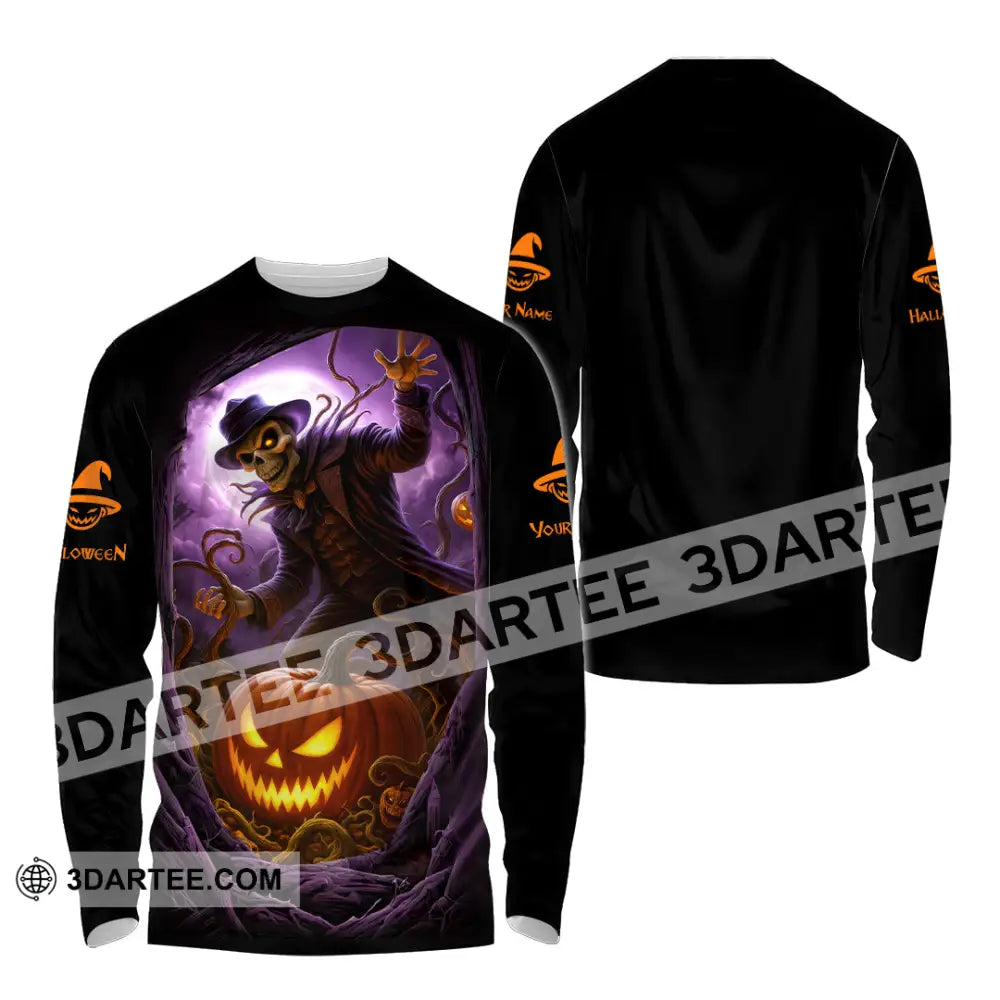 Unisex Shirt - Custom Halloween Design Shirt Long Sleeve Shirt / S T-shirt