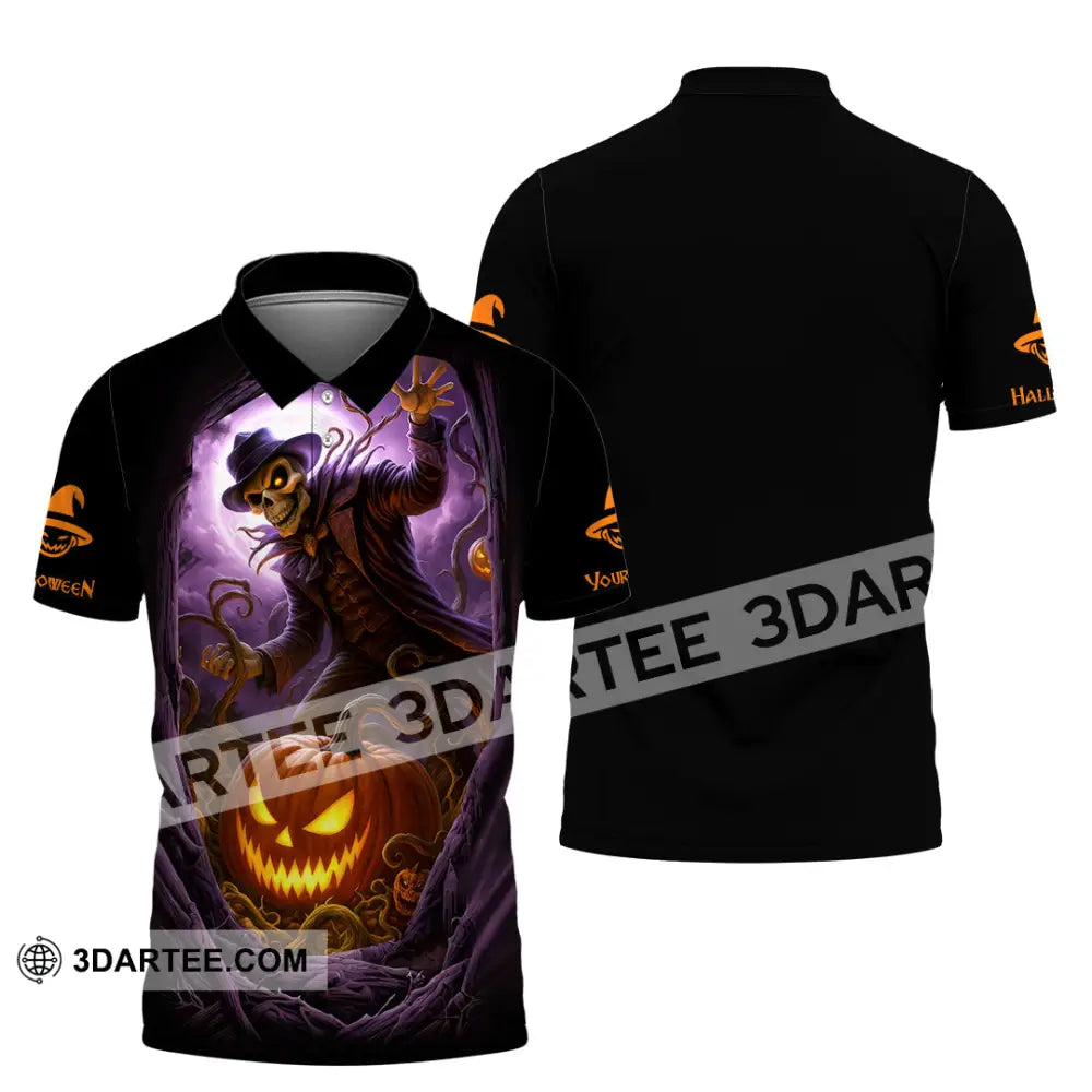 Unisex Shirt - Custom Halloween Design Shirt Polo Shirt / S T-shirt