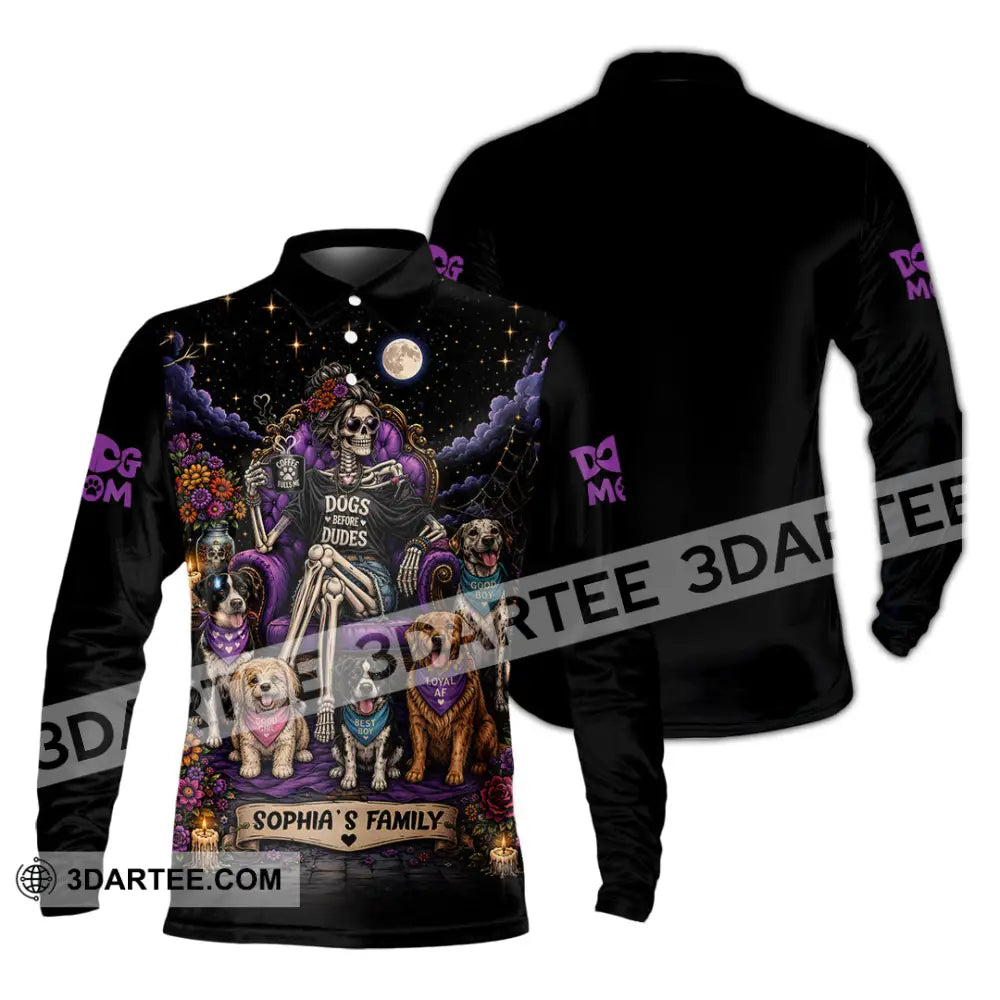 Unisex Shirt - Custom Halloween Shirt - Long Sleeve Polo / S - T-shirt