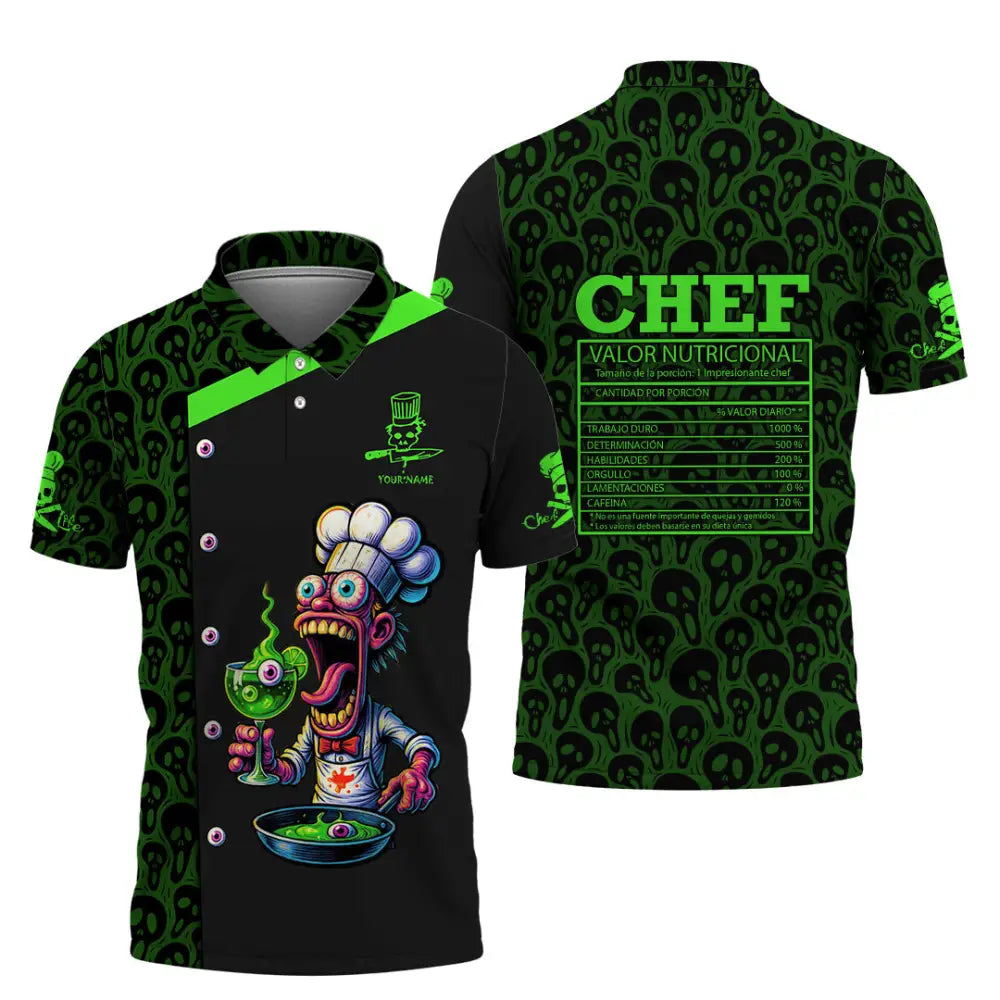Unisex Shirt - Custom Halloween Master Chef Shirt Polo Shirt / S T-shirt