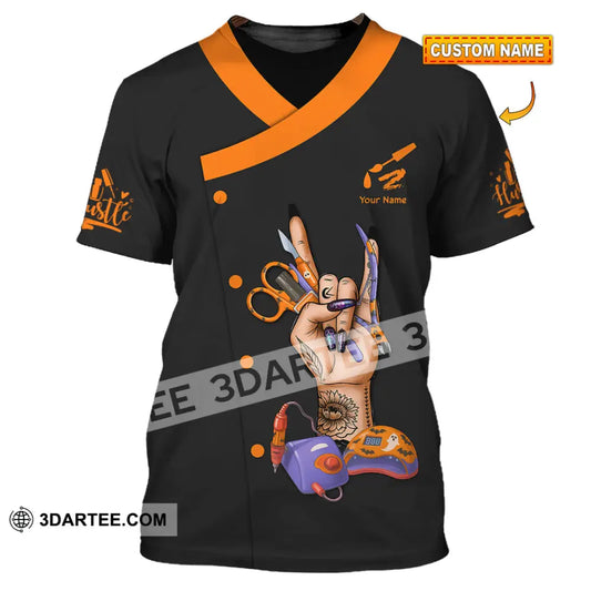 Unisex Shirt - Custom Halloween Nails Artist Shirt T-shirt
