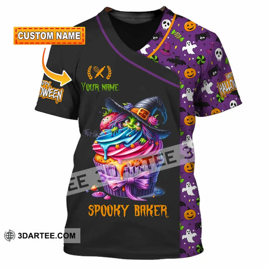 Unisex Shirt Custom Halloween Spooky Baker Shirt T shirt