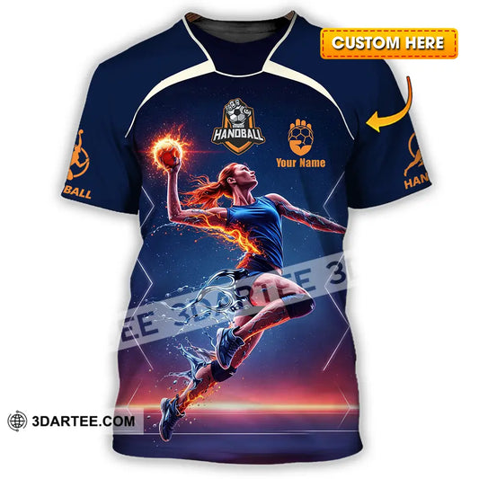Unisex Shirt - Custom Handball 3D Shirt - T-shirt
