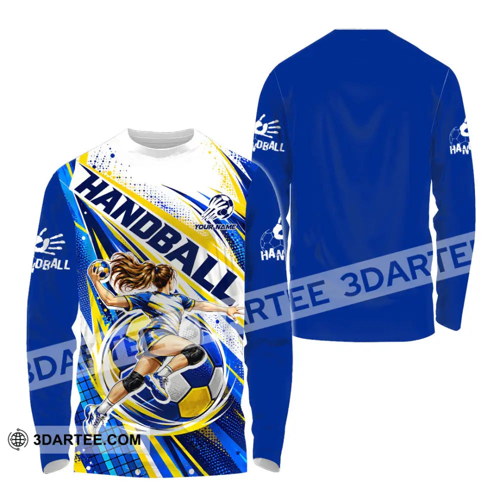 Unisex Shirt - Custom Handball Shirt - Long Sleeve Shirt / S - T-shirt