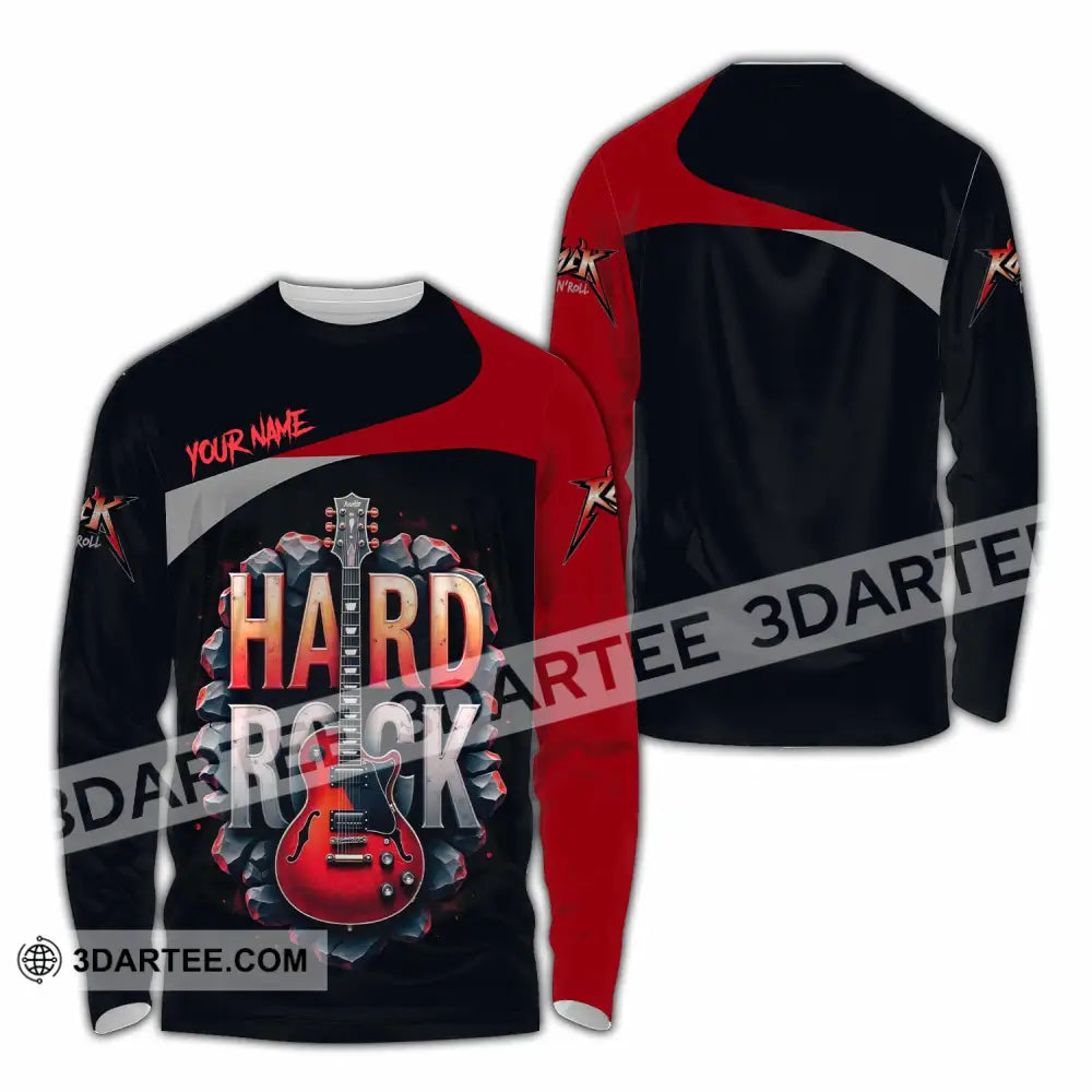 Unisex Shirt - Custom Hard Rock 3D Shirt Long Sleeve Shirt / S T-shirt