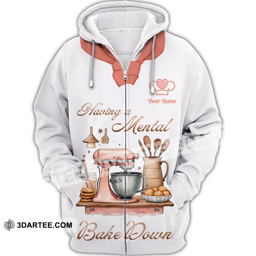Unisex Shirt - Custom Having A Metal Baker Shirt Zipper Hoodie / S T-shirt