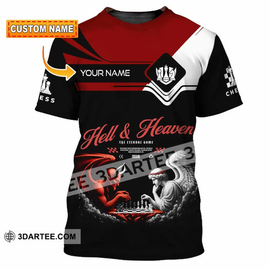Unisex Shirt Custom Hell And Heaven Shirt T shirt