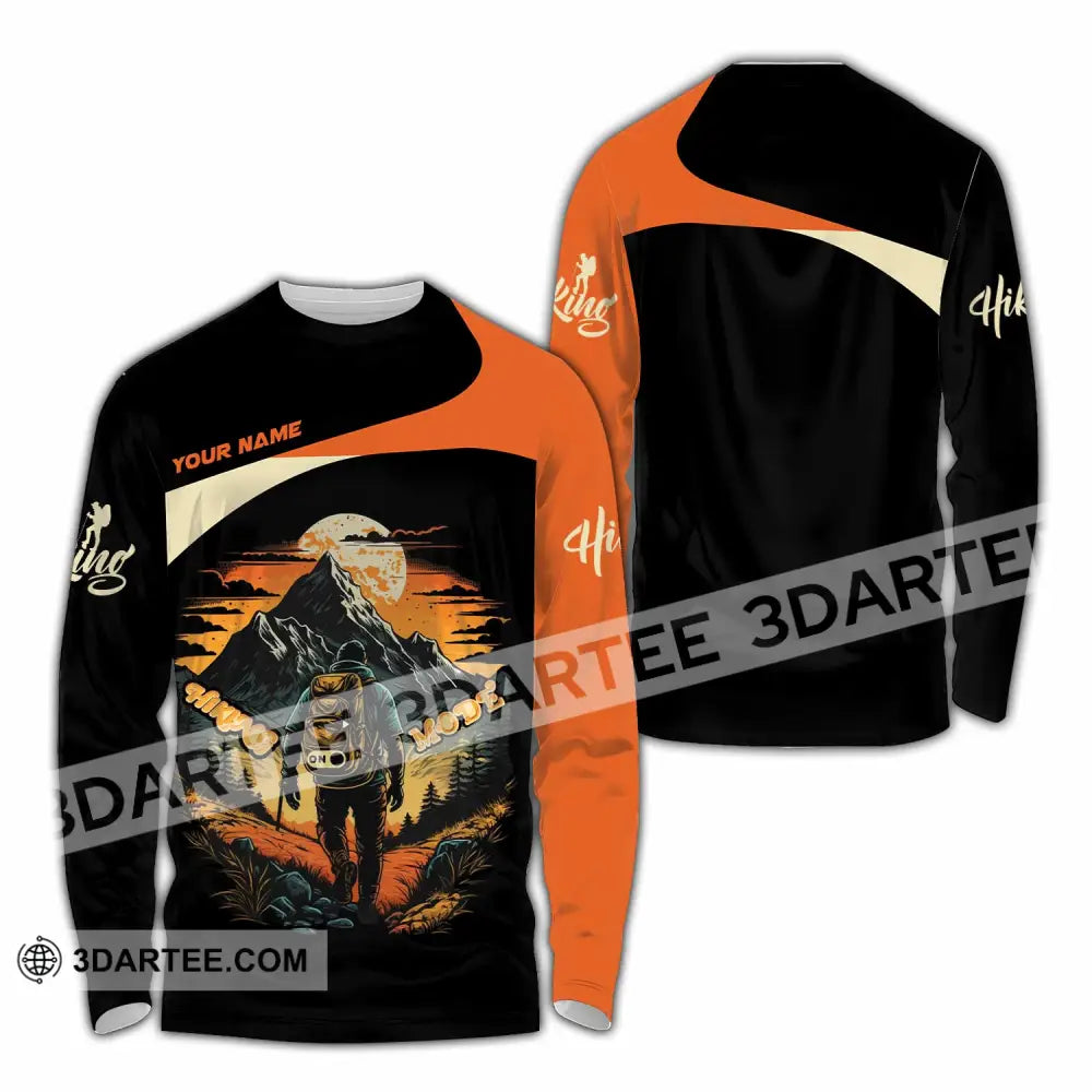 Unisex Shirt Custom Hiking Shirt Long Sleeve Shirt / S T shirt