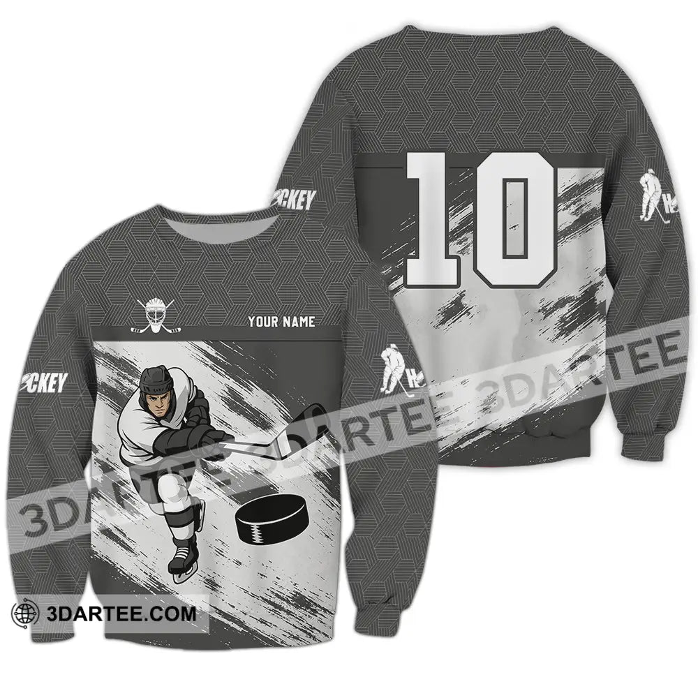 Unisex Shirt - Custom Hockey Shirt Long Sleeve / S T-shirt