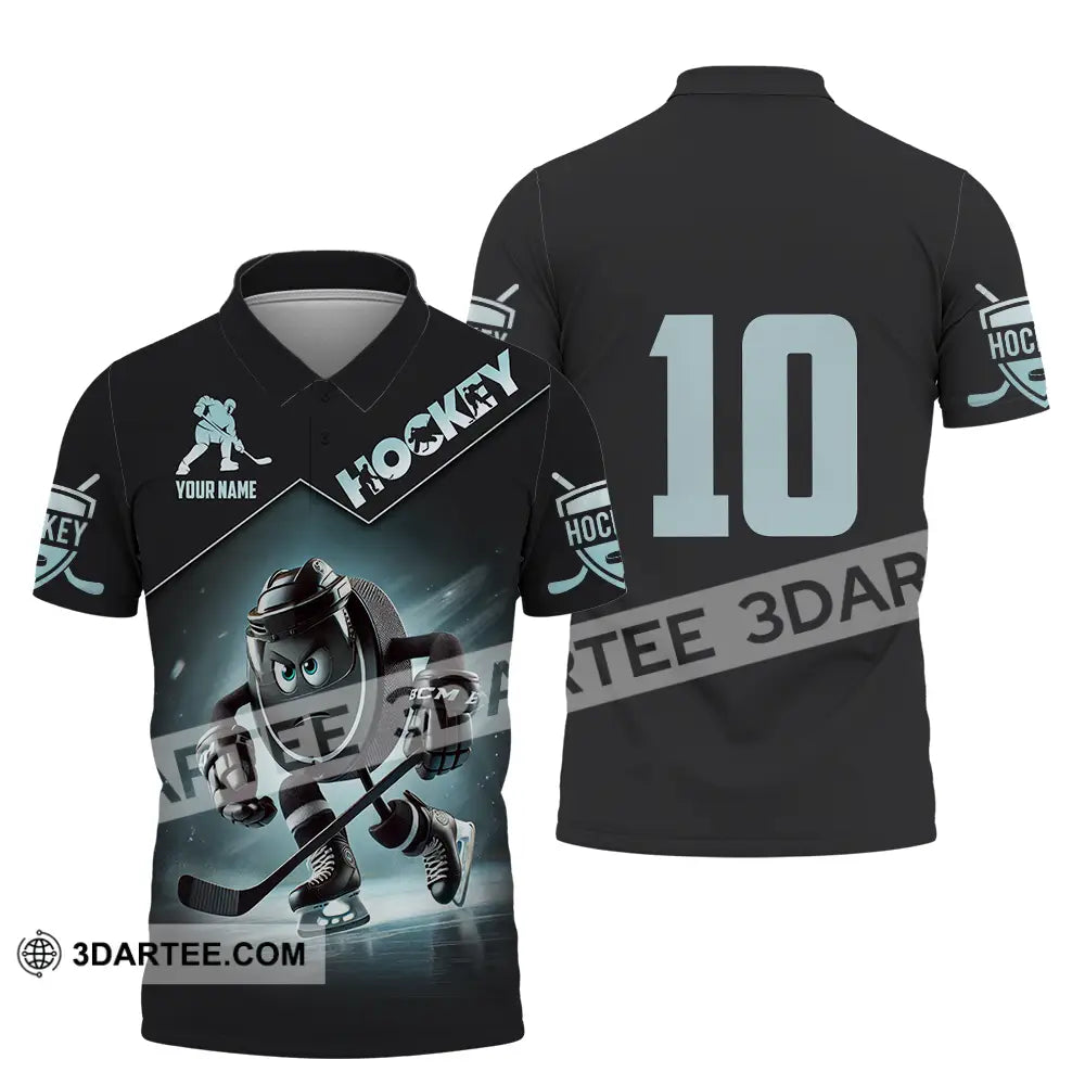 Unisex Shirt - Custom Hockey Shirt Polo Shirt / S T-shirt