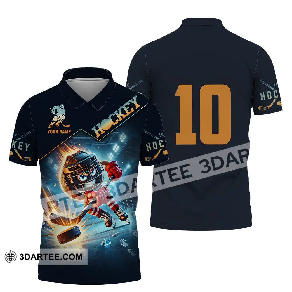 Unisex Shirt - Custom Hockey Shirt Polo Shirt / S T-shirt