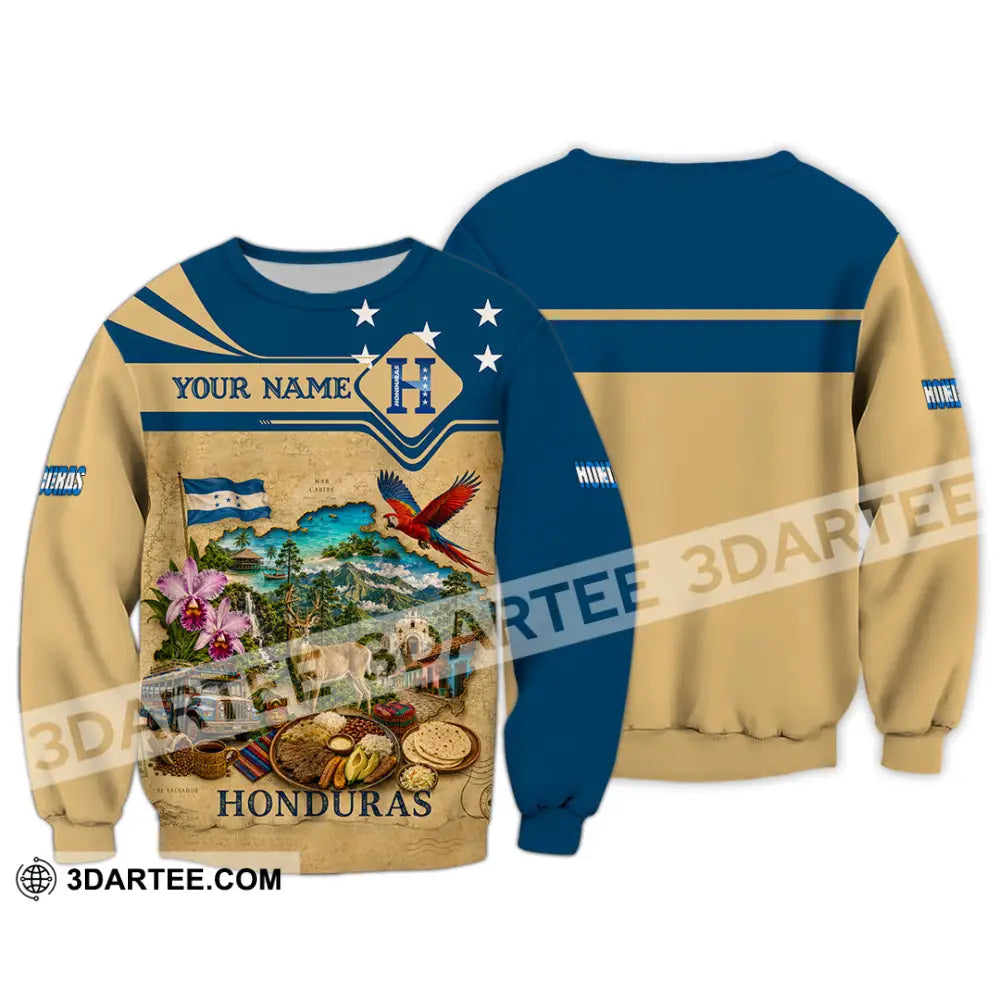 Unisex Shirt - Custom Honduras Shirt - Long Sleeve / S - T-shirt
