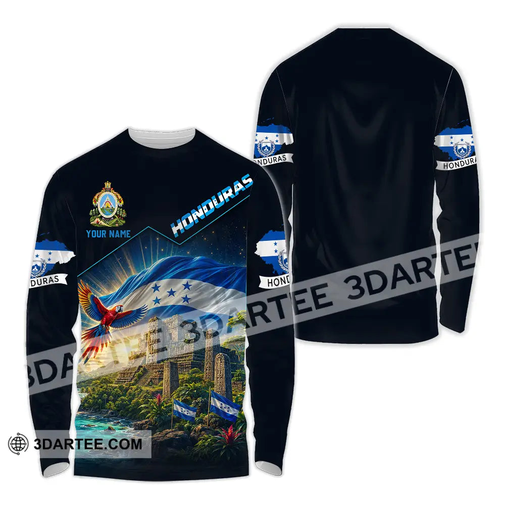 Unisex Shirt - Custom Honduras Shirt - Long Sleeve Shirt / S - T-shirt