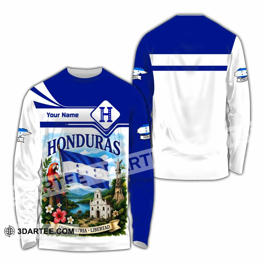 Unisex Shirt - Custom Honduras Shirt - Long Sleeve Shirt / S - T-shirt