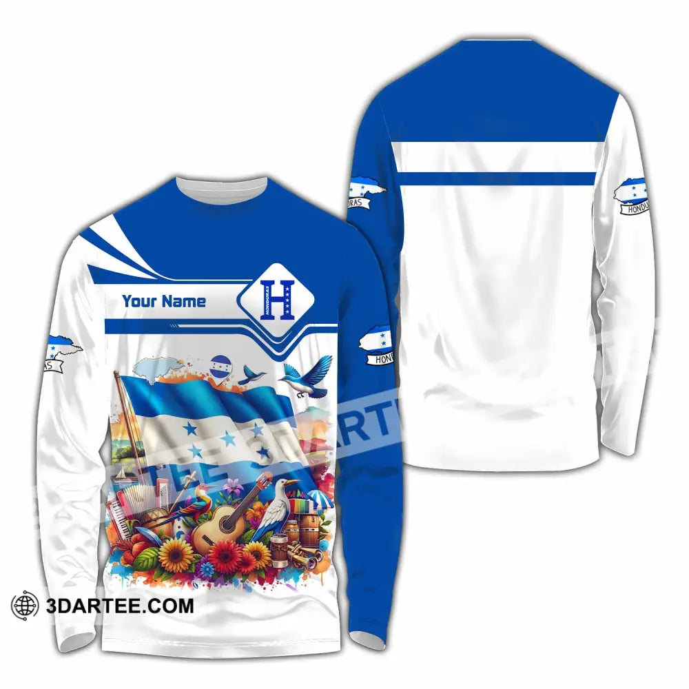 Unisex Shirt - Custom Honduras Shirt - Long Sleeve Shirt / S - T-shirt