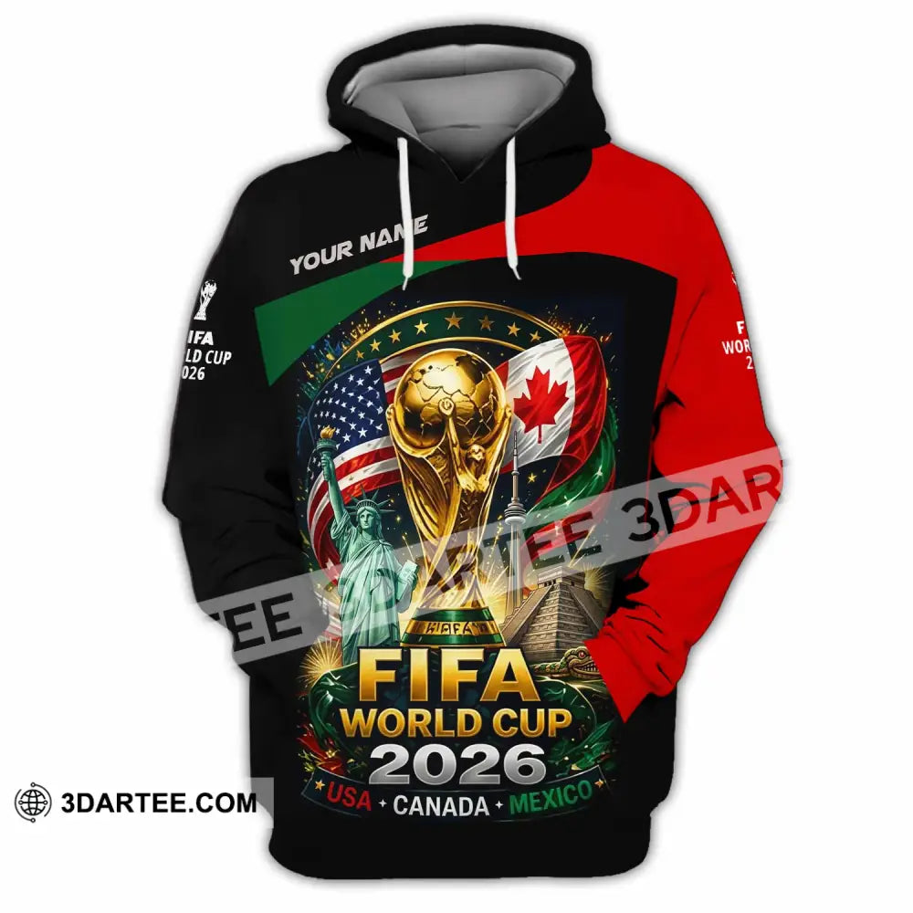 Unisex Shirt - Custom World Cup 2026 Shirt - Hoodie / S - T-shirt