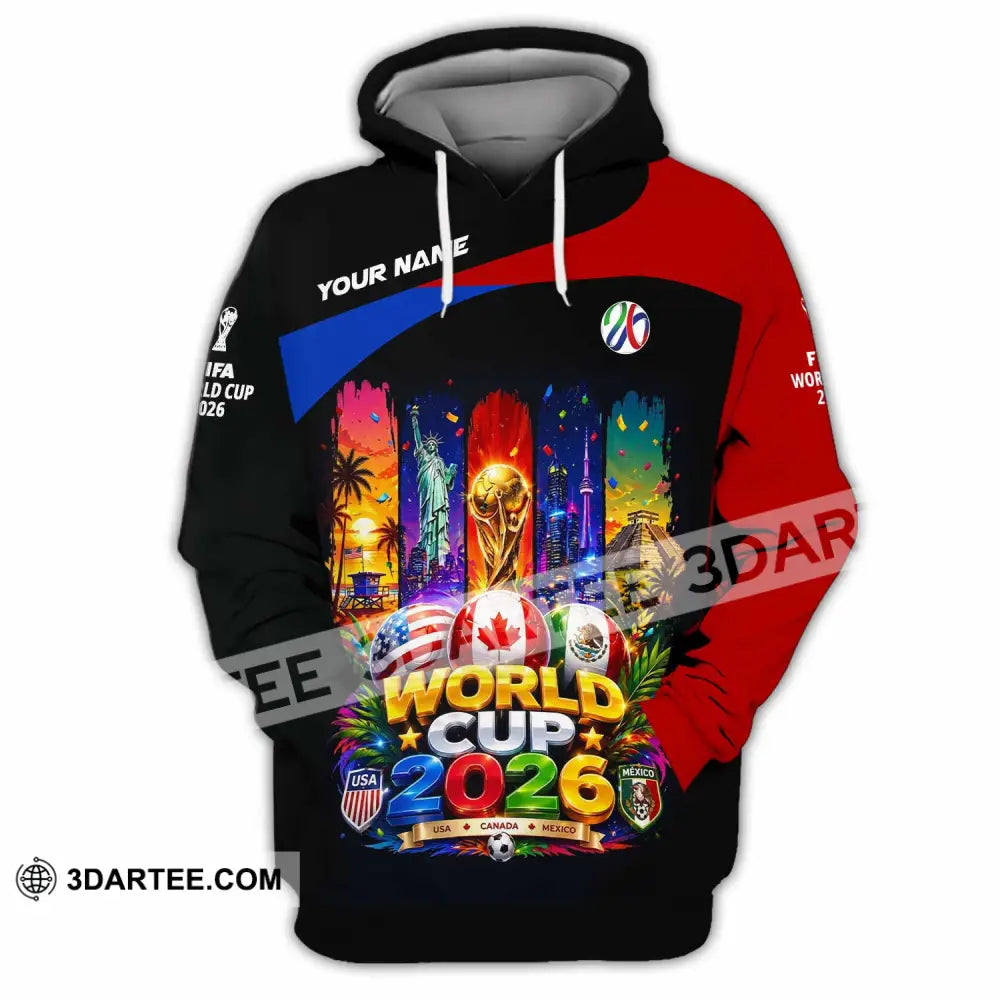 Unisex Shirt - Custom World Cup 2026 Shirt - Hoodie / S - T-shirt