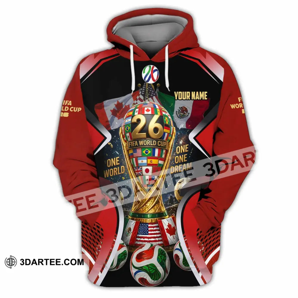 Unisex Shirt - Custom World Cup 2026 Shirt - Hoodie / S - T-shirt