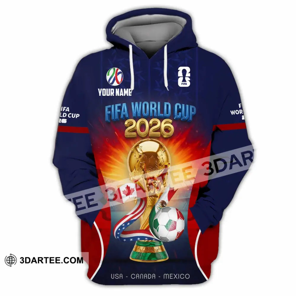 Unisex Shirt - Custom World Cup 2026 Shirt - Hoodie / S - T-shirt