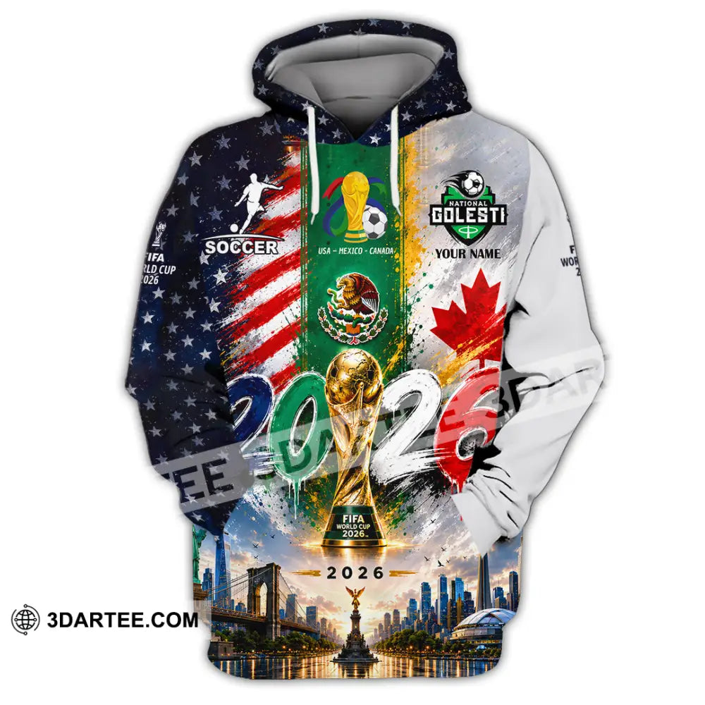 Unisex Shirt - Custom World Cup 2026 Shirt - Hoodie / S - T-shirt