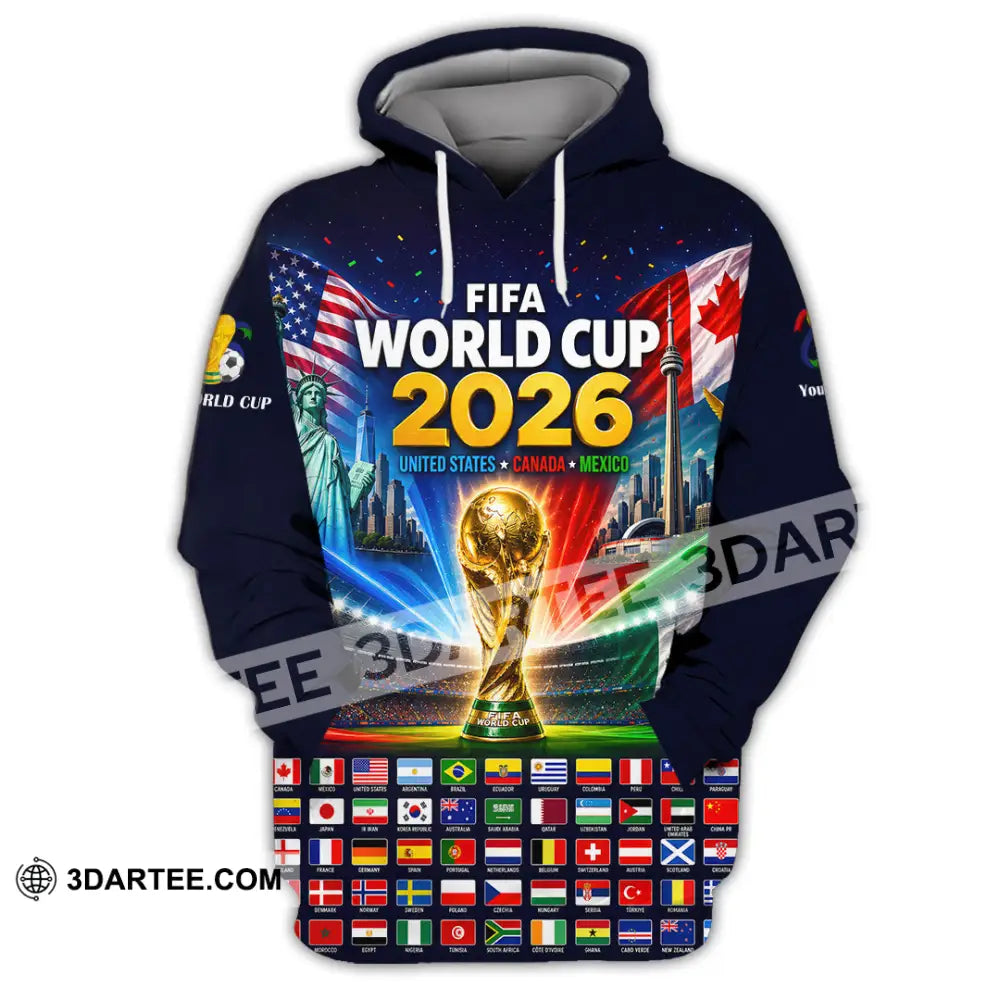 Unisex Shirt - Custom World Cup 2026 Shirt - Hoodie / S - T-shirt