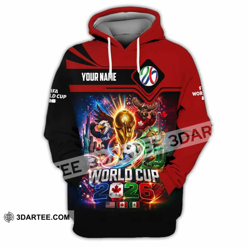 Unisex Shirt - Custom World Cup 2026 Shirt - Hoodie / S - T-shirt