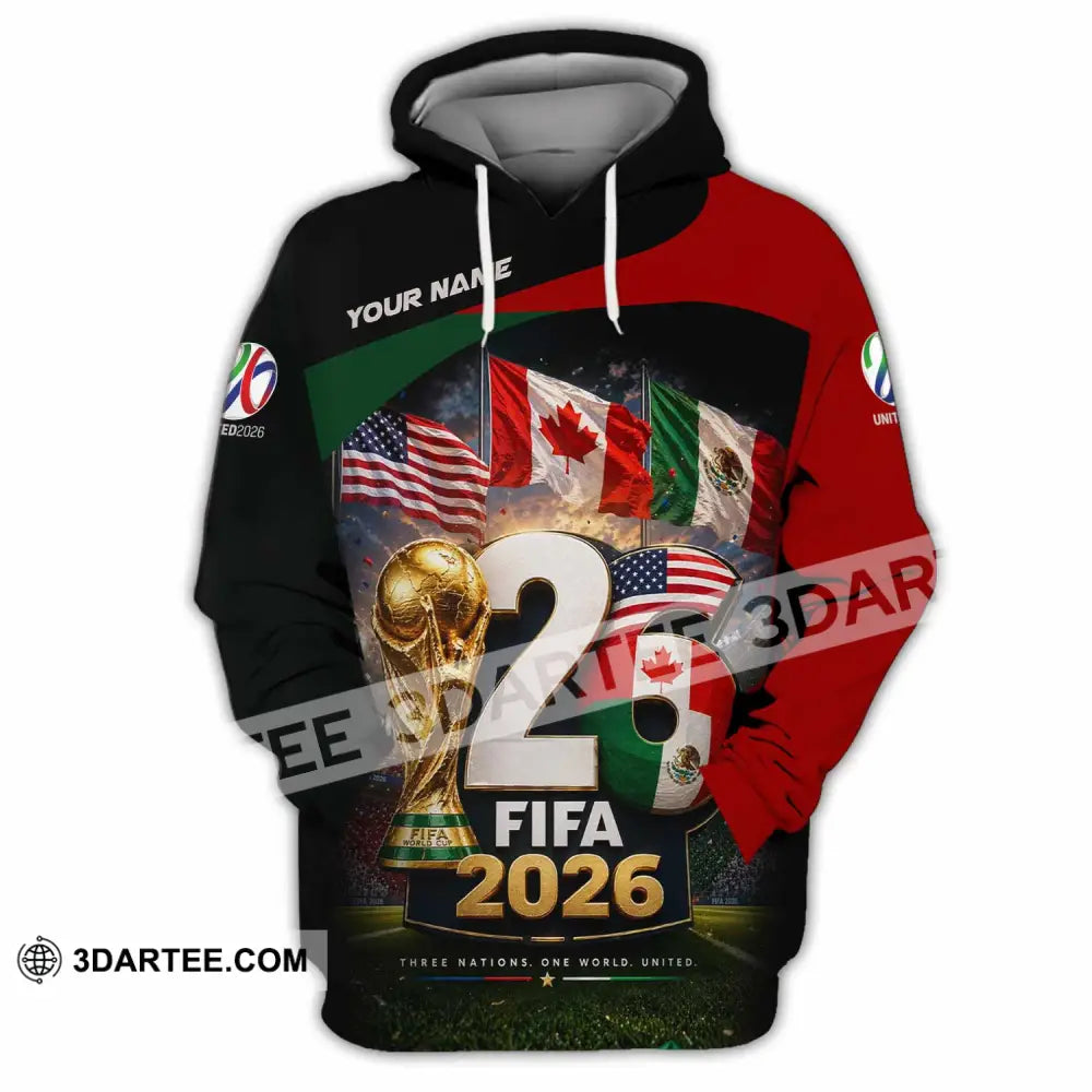 Unisex Shirt - Custom World Cup 2026 Shirt - Hoodie / S - T-shirt
