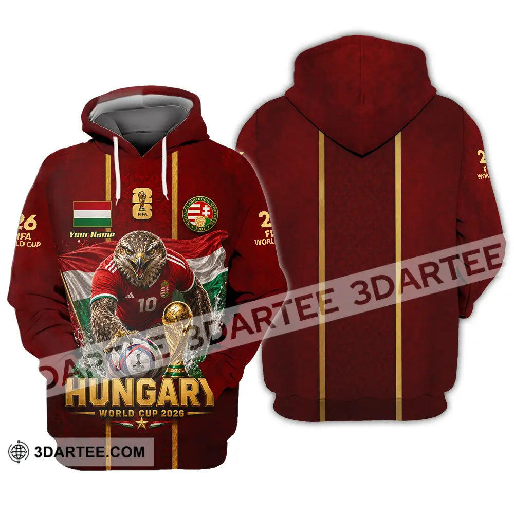 Unisex Shirt - Custom Hungary World Cup 2026 Shirt - Hoodie / S - T-shirt
