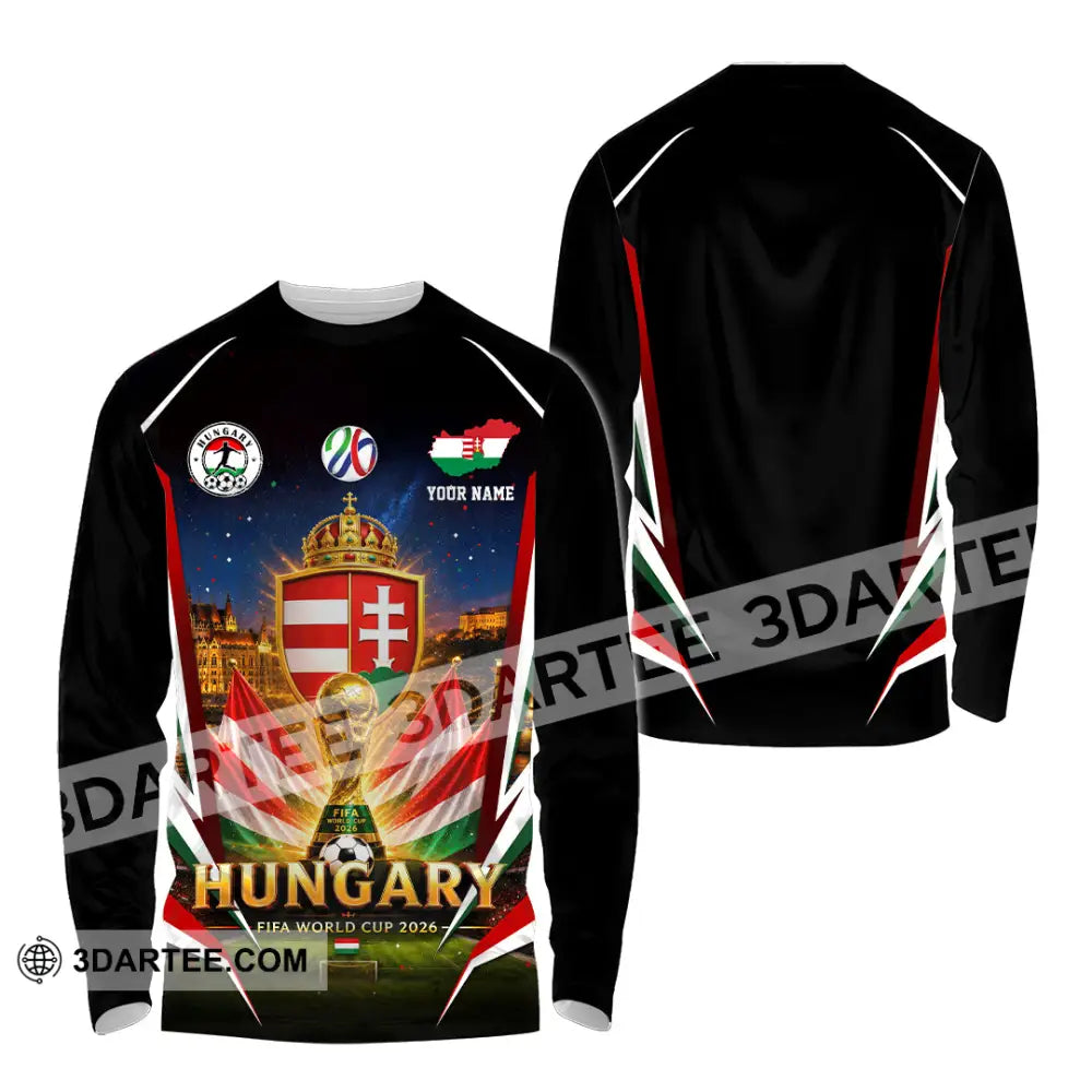 Unisex Shirt - Custom Hungary World Cup 2026 Shirt - Long Sleeve Shirt / S - T-shirt