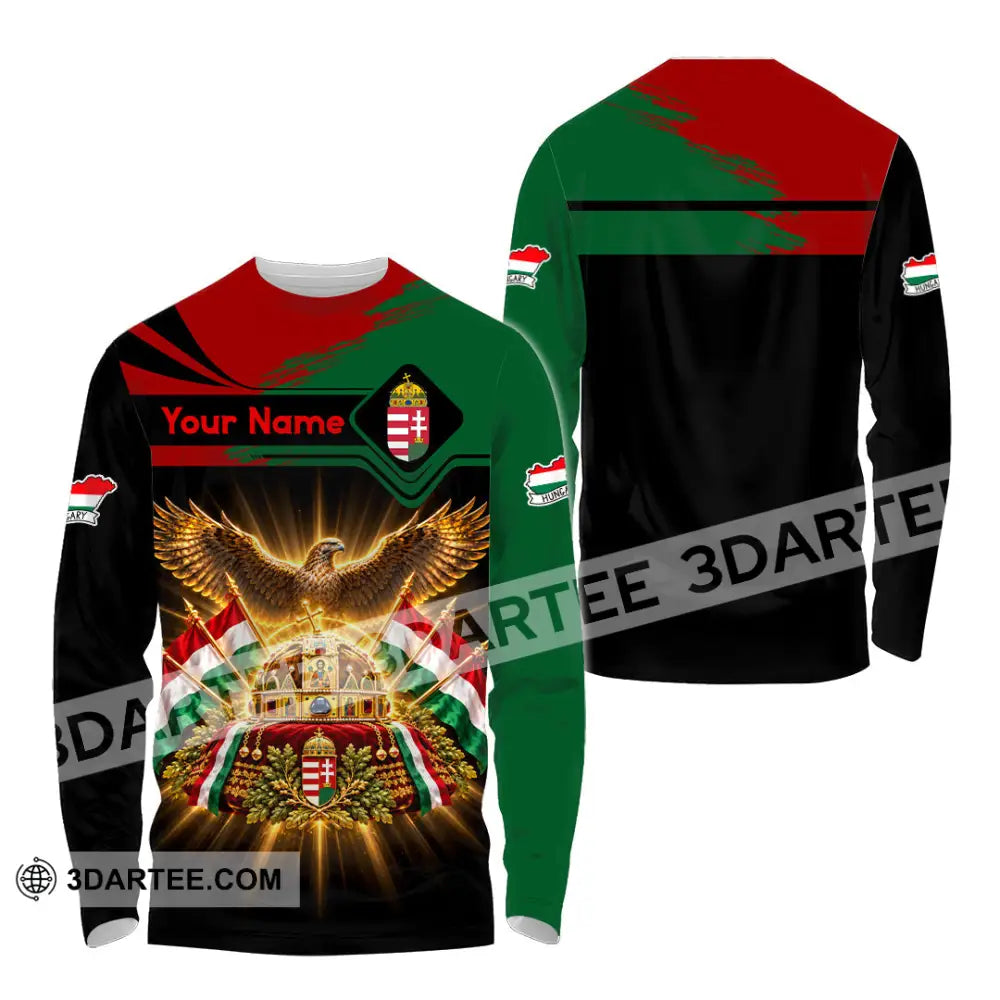 Unisex Shirt - Custom Hungary Shirt - Long Sleeve Shirt / S - T-shirt
