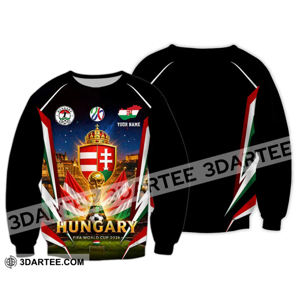 Unisex Shirt - Custom Hungary World Cup 2026 Shirt - Long Sleeve / S - T-shirt