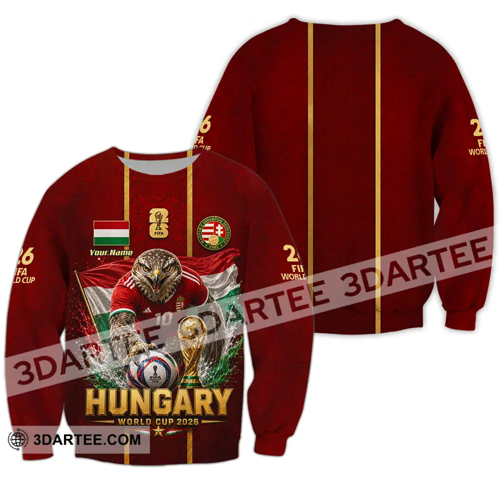 Unisex Shirt - Custom Hungary World Cup 2026 Shirt - Long Sleeve / S - T-shirt