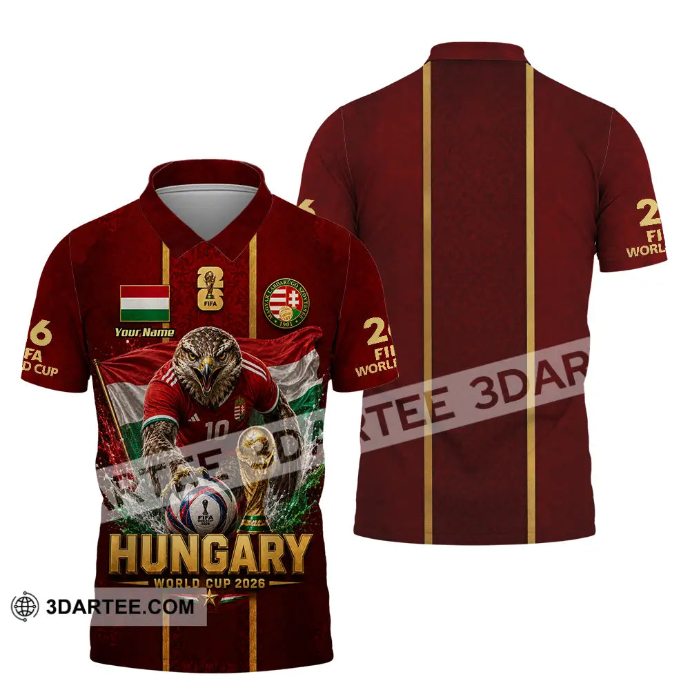 Unisex Shirt - Custom Hungary World Cup 2026 Shirt - Polo Shirt / S - T-shirt