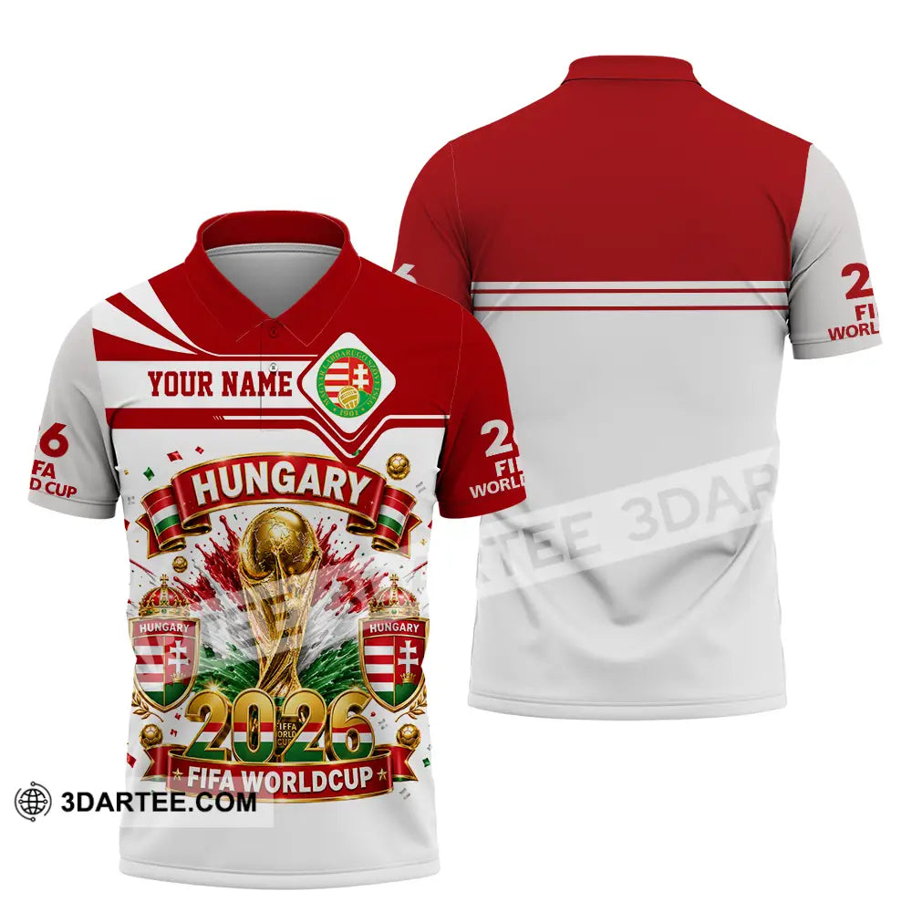 Unisex Shirt - Custom Hungary World Cup 2026 Shirt - Polo Shirt / S - T-shirt